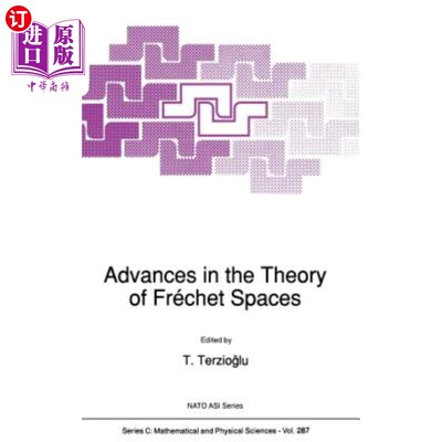 海外直订Advances in the Theory of Fréchet Spaces Fréchet空间理论进展