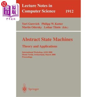 国际 International ASM Workshop 理论与应用 State Machines Theory 海外直订Abstract and 摘要状态机 Applications
