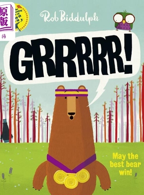 森林熊竞赛 Rob Biddulph Grrrrr 英文原版 儿童绘本 图画故事书 精品绘本 进口图书 3+岁故事书 获奖名家作品【中商原版】