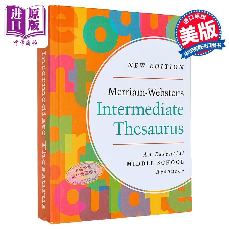 Merriam-Webster’s Intermediate Thesaurus 麦林韦氏中级同义辞典2023版 初中生适用【中商原版】
