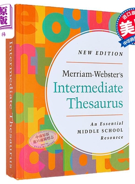 Merriam-Webster’s Intermediate Thesaurus 麦林韦氏中级同义辞典2023版 初中生适用【中商原版】