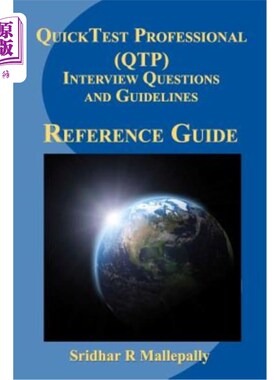 海外直订QuickTest Professional (QTP) Interview Questions and Guidelines: A Quick Referen QuickTest