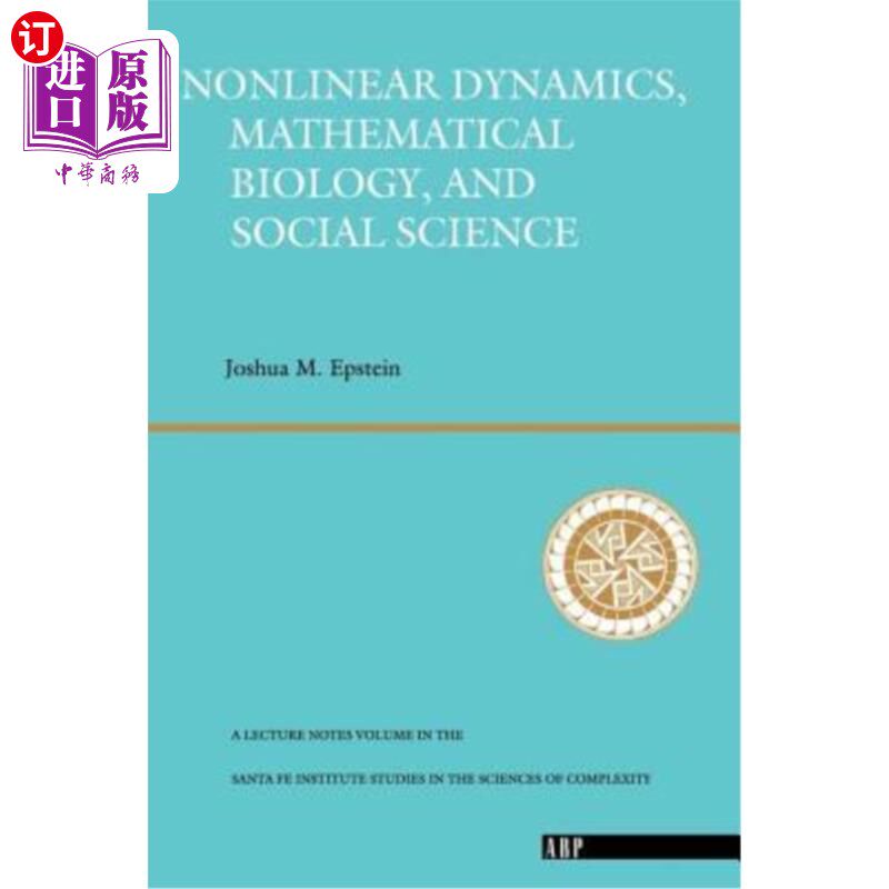 海外直订Nonlinear Dynamics, Mathematical Biology, and Social Science 非线性动力学、数学生物学和社会科学：替代疗法的