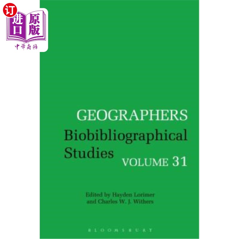 海外直订Geographers 地理学家