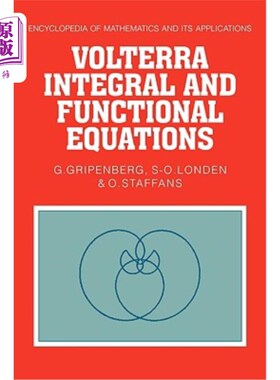 海外直订Volterra Integral and Functional Equations Volterra积分和泛函方程