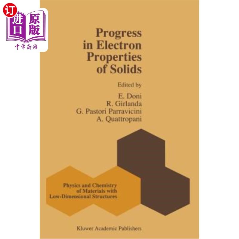 海外直订Progress in Electron Properties of Solids: Festschrift in Honour of Franco Bassa
