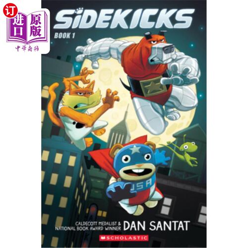 海外直订Sidekicks: A Graphic Novel (Sidekicks #1) Sidekicks：漫画小说（Sidekicks #1）