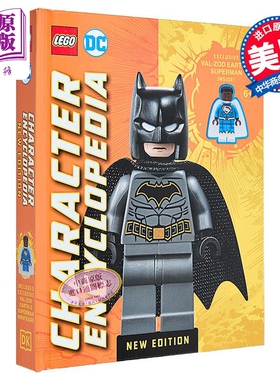 乐高DC人物百科全书 新版 LEGO DC Character Encyclopedia New Edition 英文原版 DK 乐高迷你人偶书【中商原版】