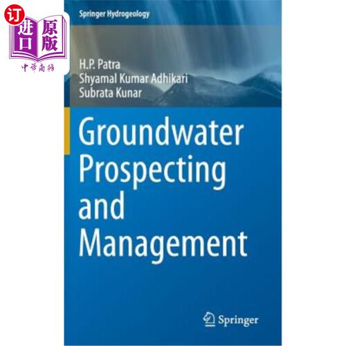 海外直订Groundwater Prospecting and Management 地下水勘探与管理