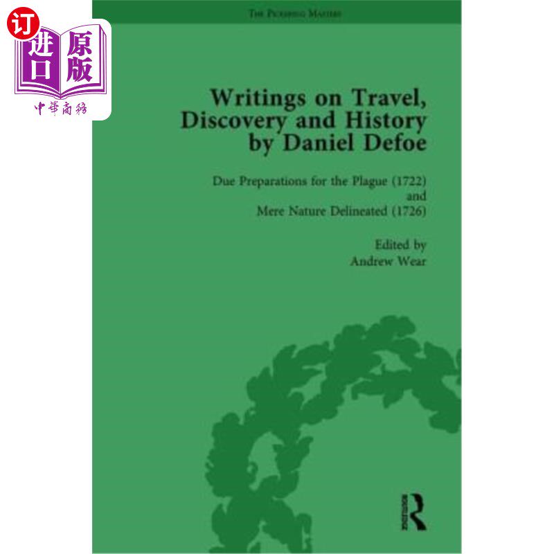 海外直订Writings on Travel, Discovery and History by Daniel Defoe, Part II Vol 5 丹尼尔·笛福关于旅行、发现和历史的