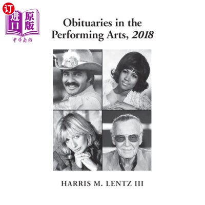 海外直订Obituaries in the Performing Arts, 2018 2018年表演艺术的讣告