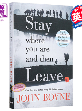 【中商原版】Stay Where You Are And Then Leave英文原版john boyne