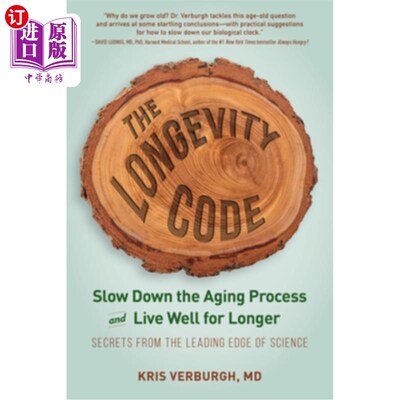 海外直订医药图书The Longevity Code: Slow Down the Aging Process and Live Well for Longer - Secre 长寿密码：减缓衰老