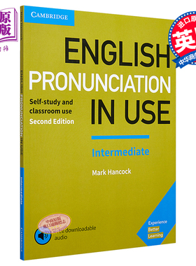 现货 【中商原版】剑桥国际英语语音中级 配答案和音频 英文原版English Pronunciation in Use Intermediate