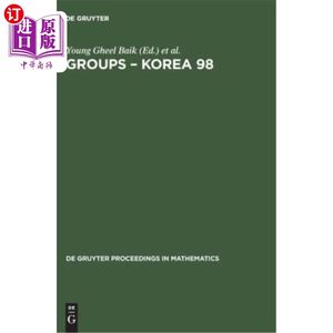 海外直订Groups- Korea 98: Proceedings of the International Conference Held at Pusan Nat团体——韩国98：1998年8