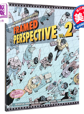 Framed Perspective Vol. 2 进口艺术 框架透视教程第2卷 Marcos Mateu-Mestre 绘画教程教学入门 【中商原版】