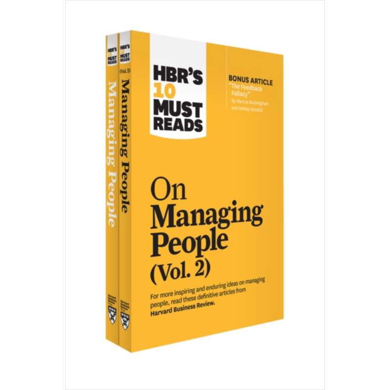 哈佛商业评论 管理基层 2卷合集 英文原版 Hbr s 10 Must Reads on Managing People 2 Volume Collection【中商原版】