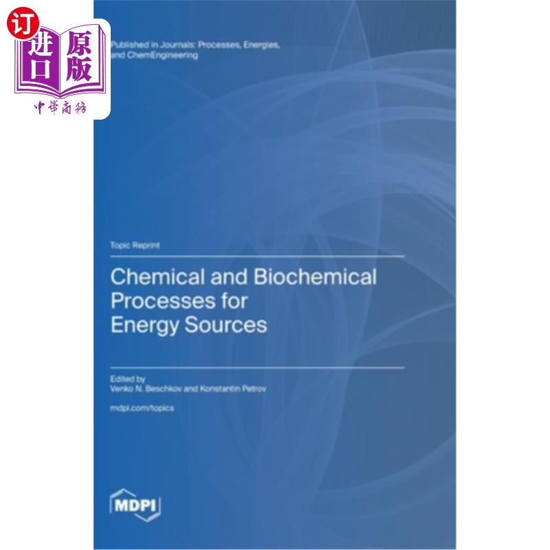 海外直订Chemical and Biochemical Processes for Energy Sources 能源的化学和生化过程