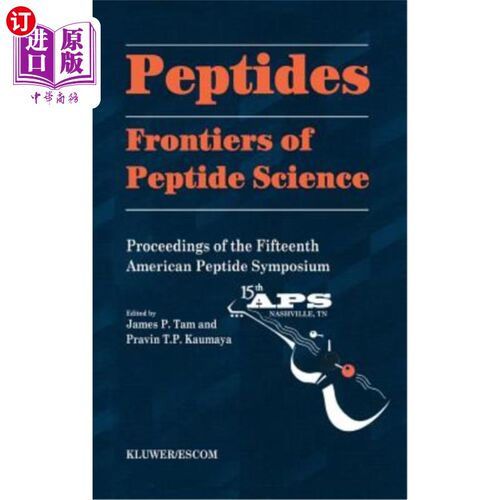 海外直订Peptides: Frontiers of Peptide Science 肽：肽科学的前沿