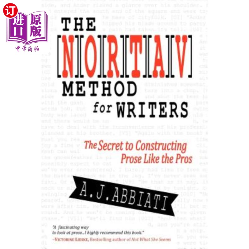 海外直订The NORTAV Method for Writers: The Secret to Constructing Prose Like the Pros 作家的NORTAV方法:像专业人士一