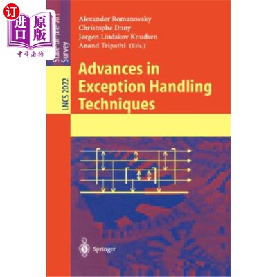 海外直订Advances in Exception Handling Techniques 异常处理技术的进步