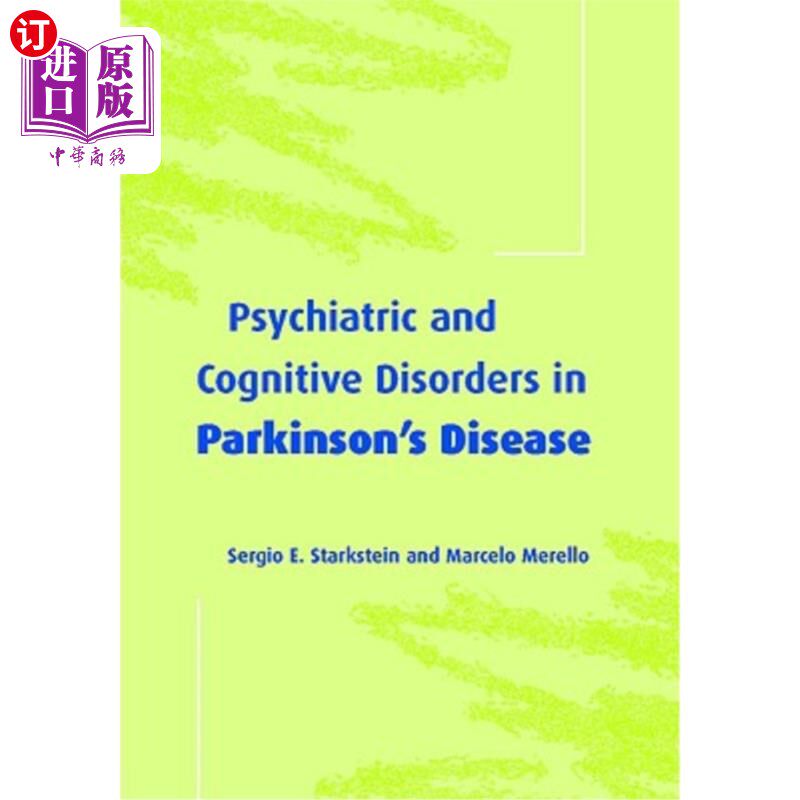 海外直订医药图书Psychiatric and Cognitive Disorders in Parkinson's Disease 帕金森病的精神和认知障碍