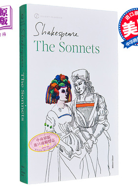 莎士比亚十四行诗 英文原版文学 英文版 英文原版书 Signet Classics: The Sonnets William Shakespeare Signet Classics
