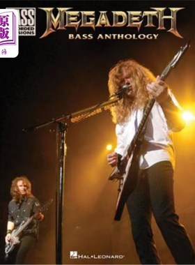 海外直订Megadeth Bass Anthology 梅加戴斯贝斯选集