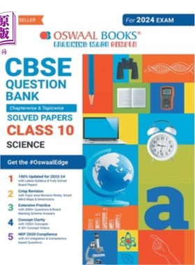 海外直订Oswaal CBSE Chapterwise & Topicwise Question Bank Class 10 Science Book (For 202 Oswaal CBS