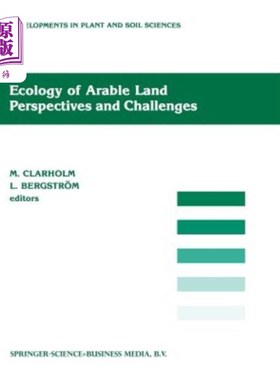 海外直订Ecology of Arable Land -- Perspectives and Challenges 耕地生态学——展望与挑战