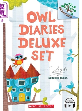 Owl Diaries 学乐大树系列Branches 猫头鹰日记1-17+1本手账书 Rebecca Elliott 英文原版 小初文学 桥梁章节书【中商原版】