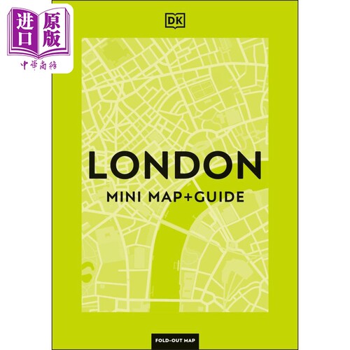 伦敦 DK口袋旅行指南与迷你地图 DK London Mini Map and Guide 英文原版 DK Travel 英国旅游【中商原版】