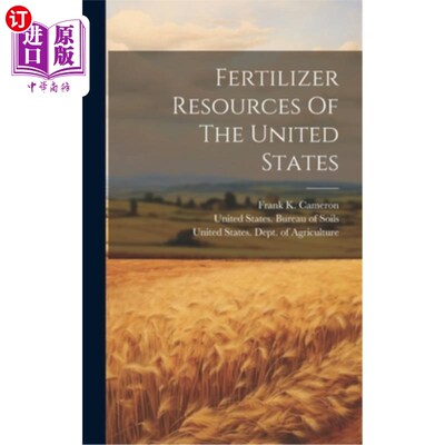 海外直订Fertilizer Resources Of The United States 美国肥料资源