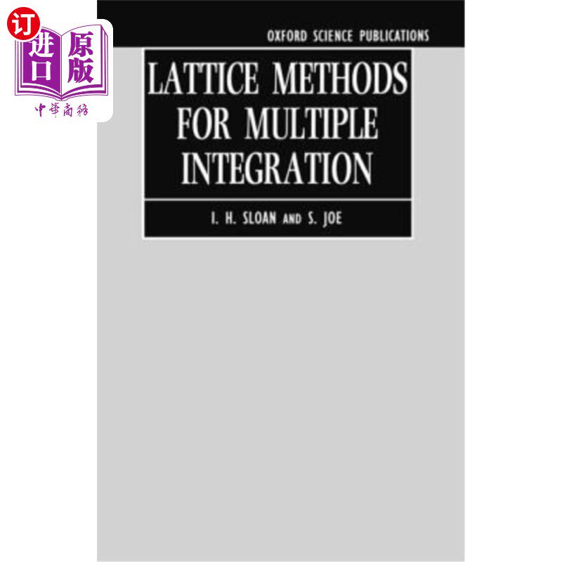 海外直订Lattice Methods for Multiple Integration 多重积分的格方法