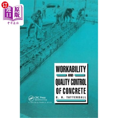 海外直订Workability and Quality Control of Concrete 混凝土和易性及质量控制