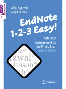 海外直订Endnote 1-2-3 Easy!: Reference Management for the Professional 1-2-3简单！专业人士参考资料管理