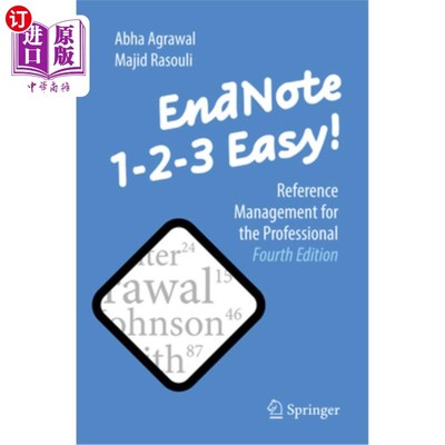 海外直订Endnote 1-2-3 Easy!: Reference Management for the Professional 1-2-3简单！专业人士参考资料管理