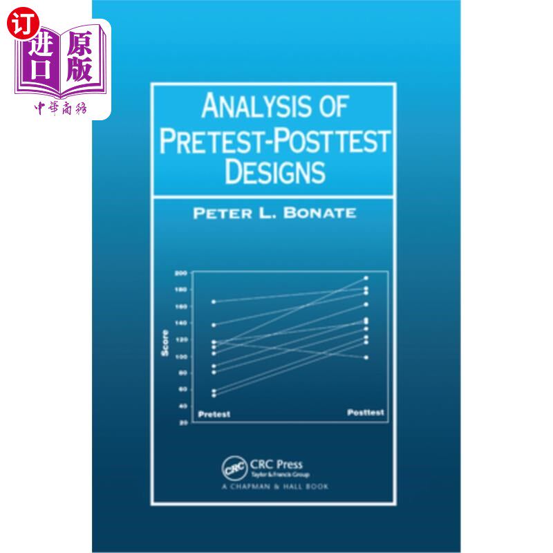 海外直订Analysis of Pretest-Posttest Designs 前测-后测设计分析