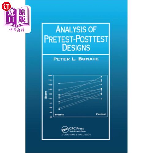 海外直订Analysis of Pretest-Posttest Designs 前测-后测设计分析