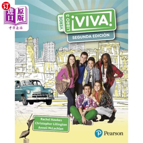 海外直订Viva! 3 Verde Segunda Edicion Pupil Book 还活着!3绿色学生手册