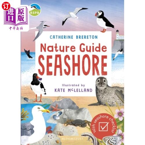 海外直订RSPB Nature Guide: Seashore 皇家鸟类保护协会自然指南:海岸