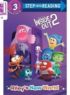 兰登阅读进阶3 迪士尼头脑特工队 2 Step into Reading L3 Disney Inside Out 2 Riley's New World 英文原版进口【中商原版?