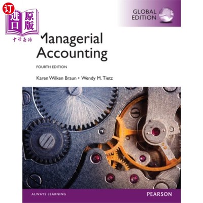 海外直订Managerial Accounting, Global Edition 管理会计，全球版