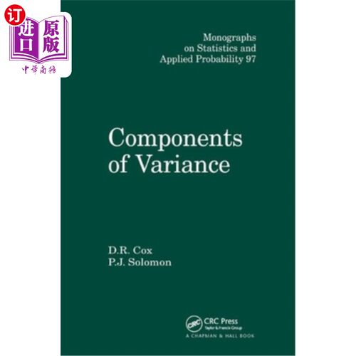 海外直订Components of Variance 方差分量