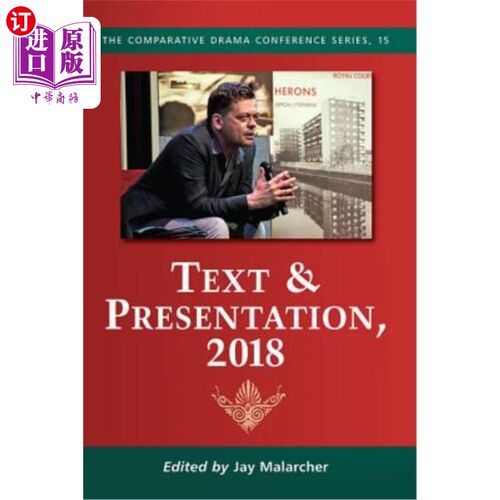 海外直订Text & Presentation, 2018 文本与演示，2018