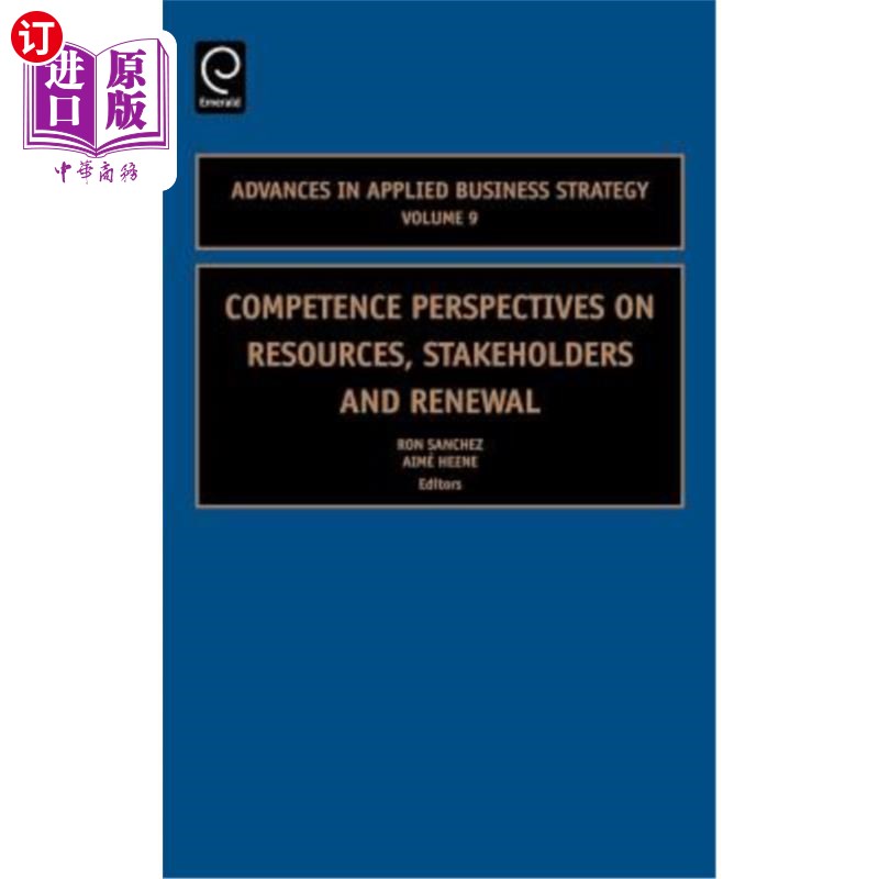 海外直订Competence Perspectives on Resources, Stakeholders and Renewal 资源、利益相关者和更新的能力视角