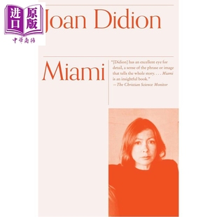 预售 琼狄迪恩 迈阿密 英文原版 Miami Joan Didion 琼狄迪恩作品集琼狄迪恩书琼狄迪恩原版