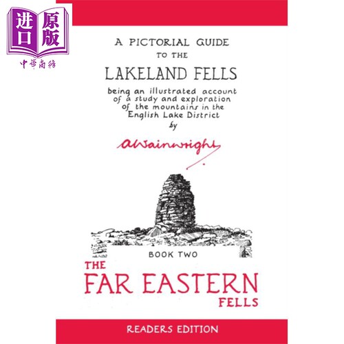 现货 温莱特湖区瀑布图鉴 远东瀑布 英文原版 The Far Eastern Fells Alfred Wainwright【中商原版】