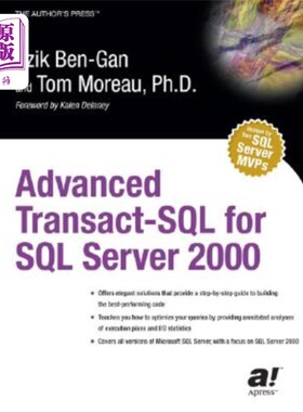 海外直订Advanced Transact-SQL for SQL Server 2000 用于SQL Server 2000的高级Transact-SQL