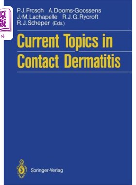 海外直订医药图书Current Topics in Contact Dermatitis 接触性皮炎当前主题